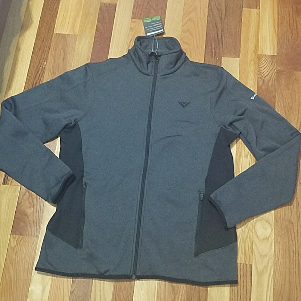 Eddie Bauer Mens heathered stretch fleece jacket M